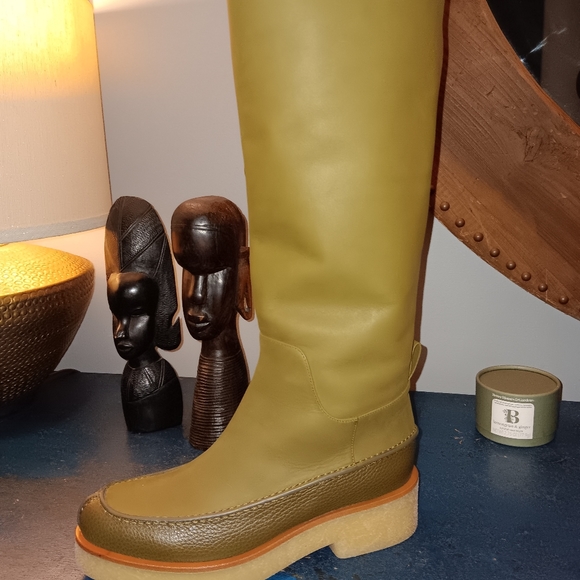 TELA9 leather calf boot - Picture 1 of 2